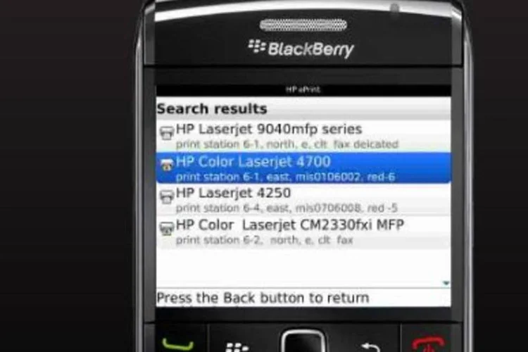 Serviço está disponível para a versão 4.5 do sistema operacional do BlackBerry (.)