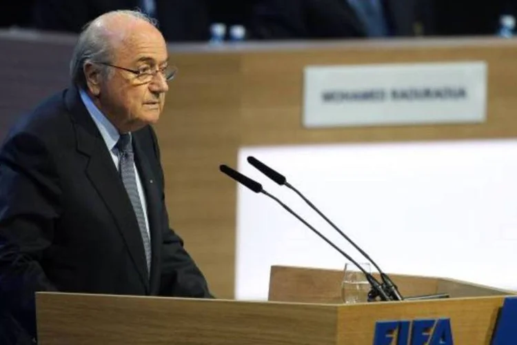 Presidente da Fifa, Joseph Blatter disse que a luta contra a corrupção, tanto dentro de sua organização como nas ligas ao redor do mundo, é uma prioridade (Julian Finney/Getty Images)