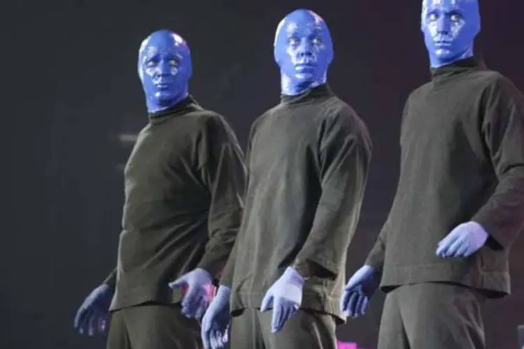 
	Blue Man Group: as a&ccedil;&otilde;es da TIM, por sua vez, caem 6,86%, cotadas a R$ 7,33
 (Maurício Melo/Contigo)