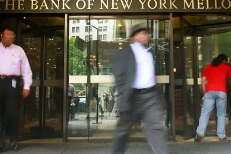 
	Sede do BNY Mellon, em Nova York: resultado do banco no per&iacute;odo foi equivalente a uma perda de 0,23 d&oacute;lar por a&ccedil;&atilde;o
 (Mario Tama/Getty Images)