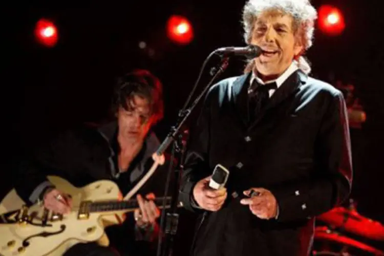 Dylan continua sendo associado ao movimento da "canção protesto" da década de 1960 (©AFP/Getty Images / Christopher Polk)