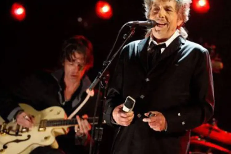 
	Bob Dylan: primeira nomea&ccedil;&atilde;o do cantor foi desconsiderada devido ao seu uso de maconha e de sua oposi&ccedil;&atilde;o &agrave; Guerra do Vietn&atilde;&nbsp;
 (Christopher Polk/AFP)