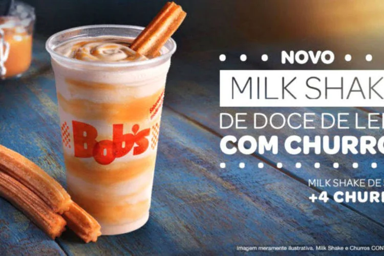 Milk shake de churros do Bob's: lançamento da rede no Brasil (Reprodução)