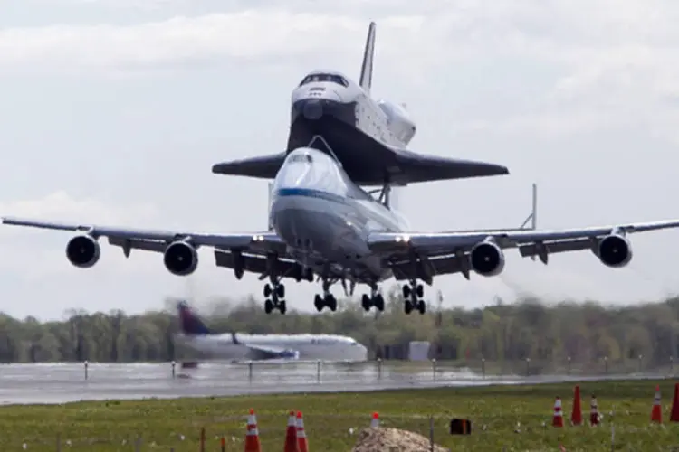 Apenas 44 Boeings 747 ainda são usados para levar passageiros. Em comparação, 314 modelos continuam a serem utilizados como cargueiros (Allison Joyce/ Getty Images/Divulgação)