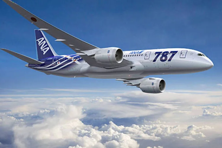
	O&nbsp;Boeing 787 Dreamliner: 40 gal&otilde;es de combust&iacute;vel vazaram de uma unidade do modelo da Japan Airlines
 (Divulgação)