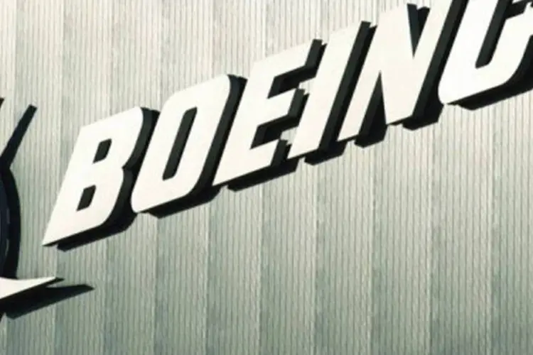 Logo da Boeing: a empresa recebeu ainda outros dois pedidos de aviões
 (Paul J. Richards/AFP)