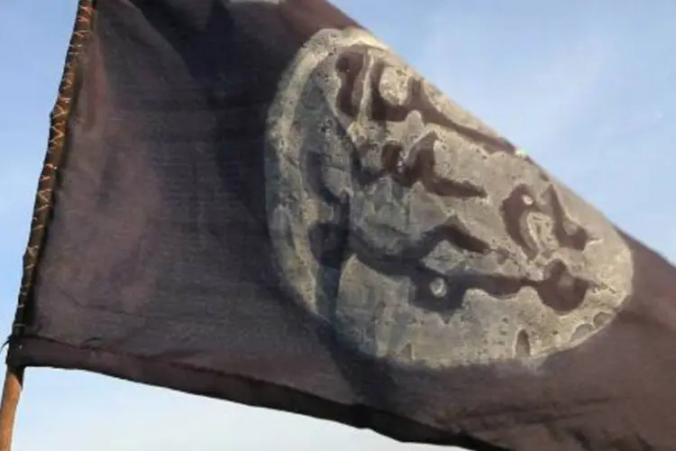 
	Bandeira do grupo islamita Boko Haram
 (AFP/ Stephane Yas)