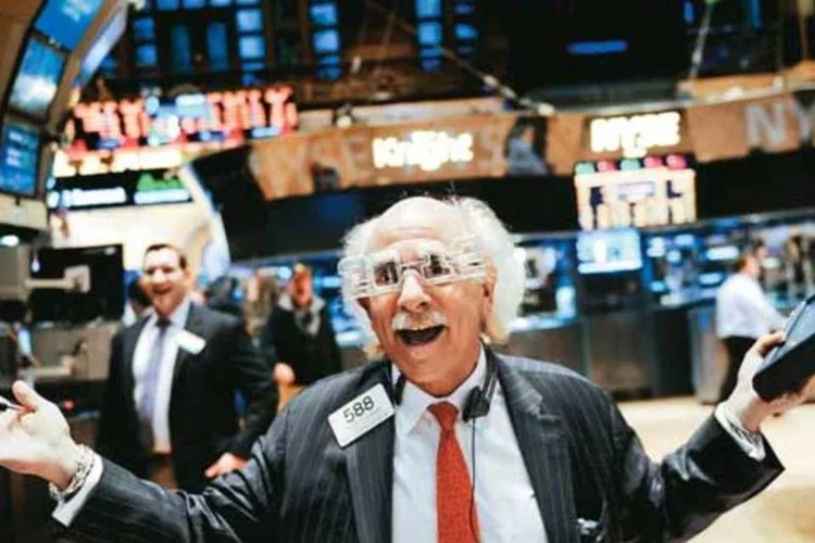 Bolsa de Nova York: otimismo resistente até mesmo a más  notícias  da economia (Shen Hong/Xinhua Press/Corbis)