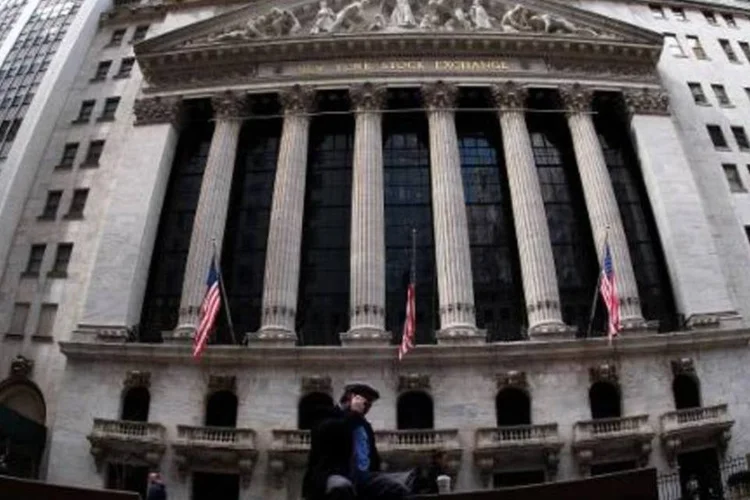 Fachada da Bolsa de Nova York (Jewel Samad/AFP)