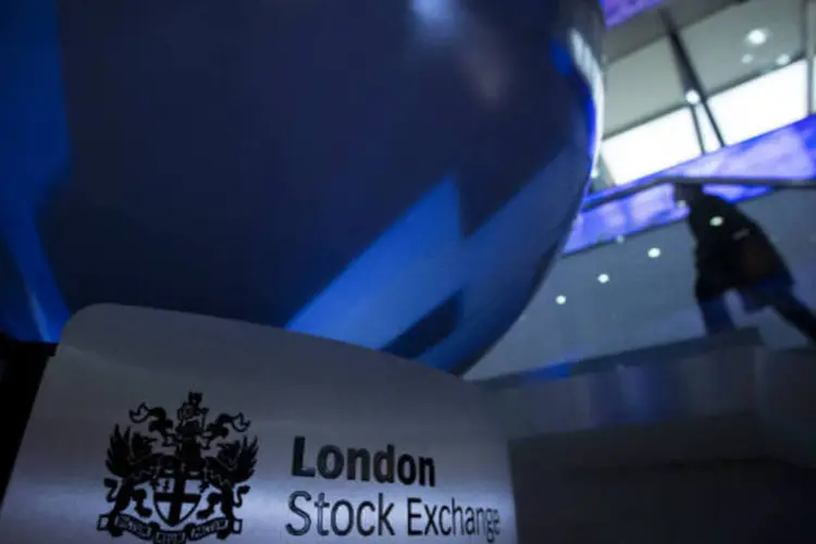 
	Bolsa de Londres: na contram&atilde;o de outros mercados, o FTSE 100, em Londres, teve baixa de 0,08%
 (Jason Alden/Bloomberg)