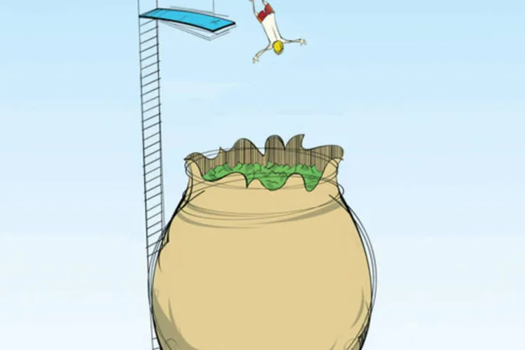 Ilustração investimentos fora da bolsa