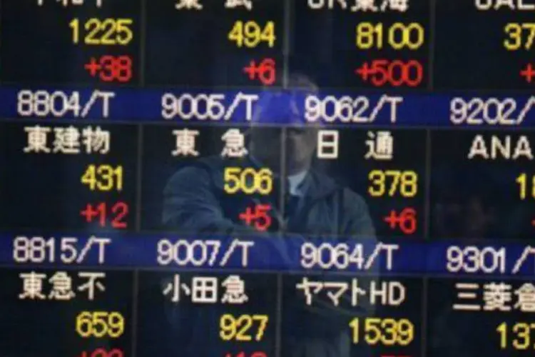Bolsa de Tóquio: (AFP)