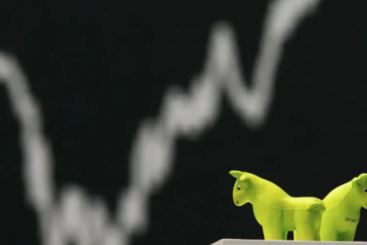 
	O &iacute;ndice DAX da Bolsa de Frankfurt caiu 0,01%, fechando a 8.331,06 pontos
 (Ralph Orlowski/Bloomberg)