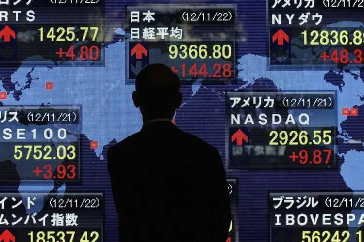 Bolsa de Tóquio: o índice Nikkei perdeu 0,19%, aos 9.527,39 pontos, após o ganho de 0,8% na sessão anterior (REUTERS/Kim Kyung-Hoon)