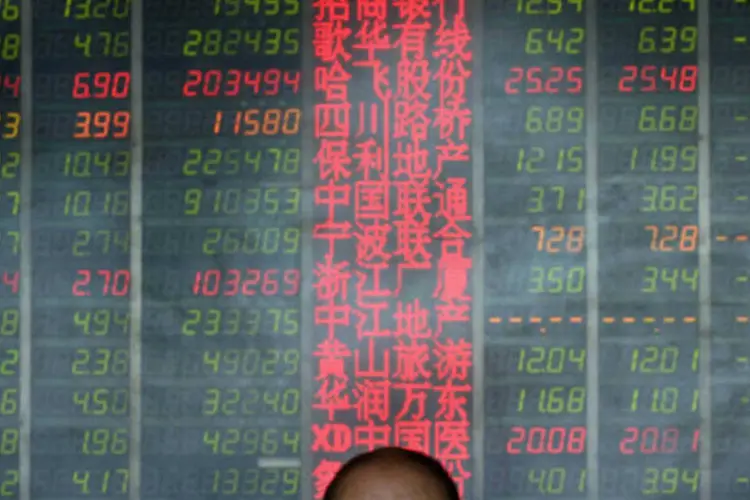 
	Bolsa de Taiwan: o &iacute;ndice Taiwan Weighted terminou em queda de 0,4%, aos 8.248,32 pontos, principalmente com realiza&ccedil;&atilde;o de lucros
 (REUTERS/Jon Woo)