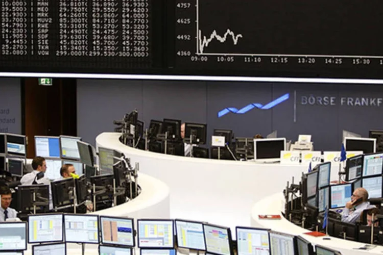 O índice DAX subiu 3,02%, para 5.847 pontos (Getty Images)