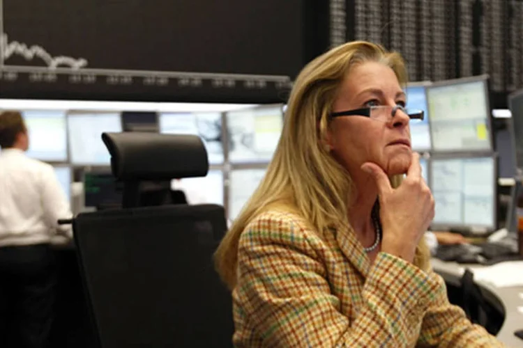 Em Frankfurt: o índice DAX perdeu 0,59 %, para 6.761 pontos (Getty Images)