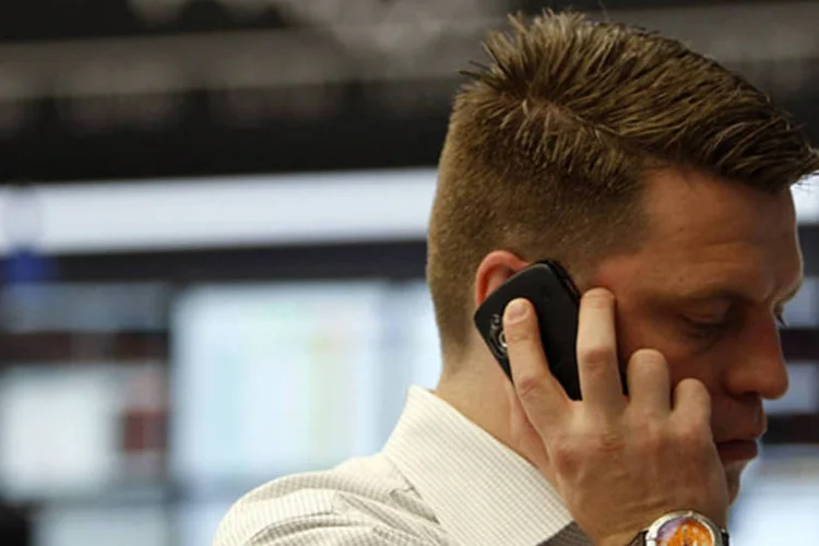 O índice DAX caiu 2,49%, para 5.766 pontos (Getty Images)