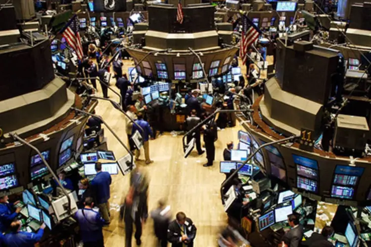 Bolsa de Nova York: depois de saltar mais 11 por cento na sexta-feira, a ação reverteu o curso na segunda-feira e caiu 12,25 por cento, (foto/Getty Images)
