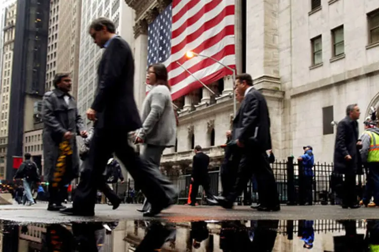 Bolsa: Wall Street tem avançado desde que Trump ganhou as eleições em novembro, com o Dow em alta de 9% (Getty Images)