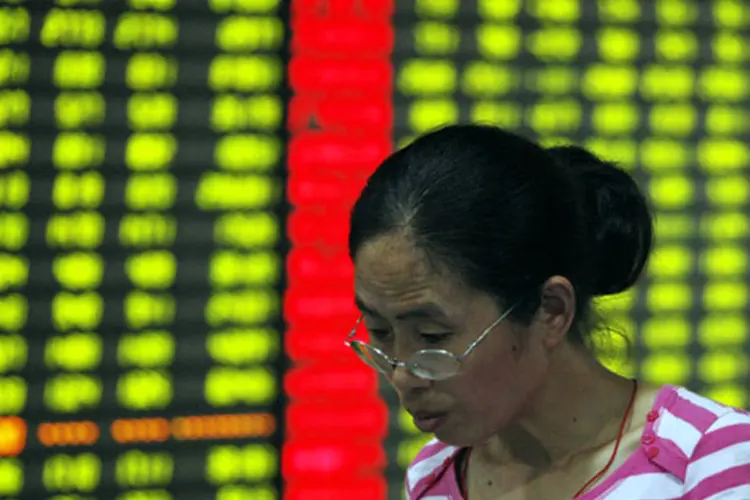 Bolsa de Xangai: índice CSI300 encerrou 2016 com uma perda acumulada de 11,3 por cento, seu pior desempenho em cinco anos (Getty Images/Getty Images)