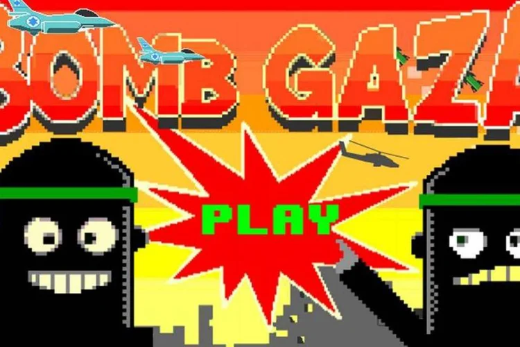 
	Bomb Gaza: jogadores lan&ccedil;am bombas de um avi&atilde;o de ca&ccedil;a, driblando m&iacute;sseis do Hamas
 (Reprodução)