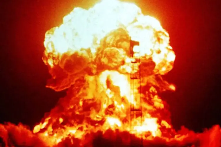 
	Bomba nuclear: os testes atmosf&eacute;ricos pararam de ser feitos em 1963
 (Divulgação/Divulgação)