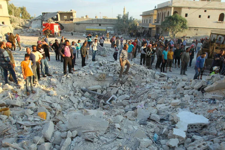 
	S&iacute;ria: na &uacute;ltima semana, quatro hospitais de campanha da prov&iacute;ncia de Aleppo suspenderam seus servi&ccedil;os por conta de ataques a&eacute;reos
 (Ammar Abdullah / Reuters)