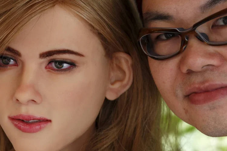 
	Mark 1: a rob&ocirc; tem um rosto muito similar ao da atriz Scarlett Johansson
 (Reuters/Bobby Yip)