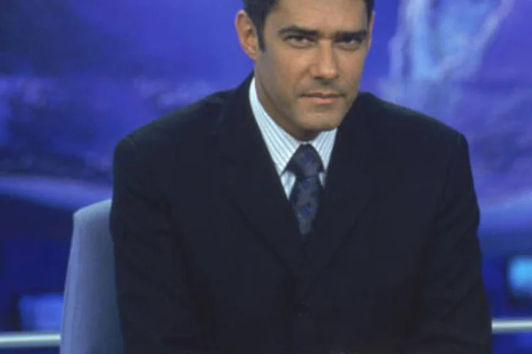 Bonner se destacou no Twitter ao  mostrar a personalidade "descontraída" até então desconhecida pelos espectadores do telejornal (Rede Globo/Reprodução)
