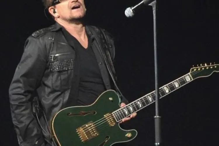 
	Bono foi nomeado ao Pr&ecirc;mio Nobel da Paz em tr&ecirc;s ocasi&otilde;es (2003, 2005 e 2006)
 (Mike Coppola/Getty Images)