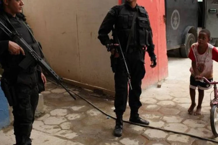 O Batalhão de Operações Policiais Especiais, o Bope, participou da operação (Spencer Platt/Getty Images)