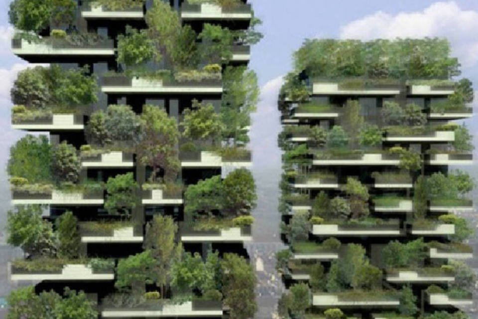 Prédio abrigará floresta vertical na Itália