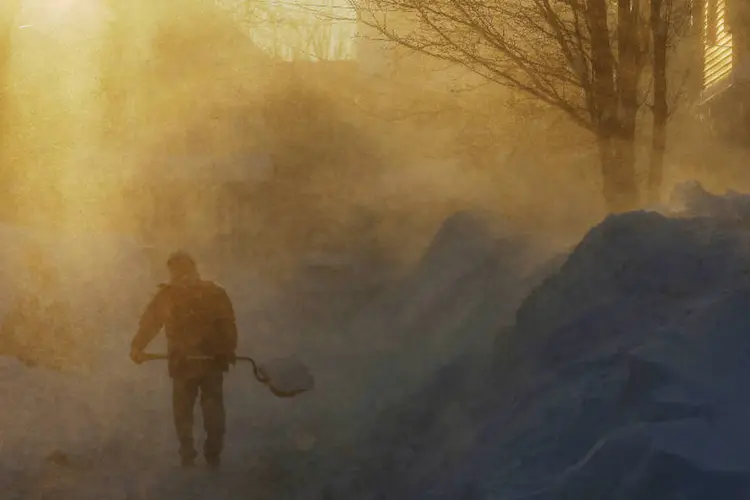 
	Nevascas: previs&atilde;o &eacute; de recorde de temperaturas baixas em dezenas de regi&otilde;es
 (Reuters)