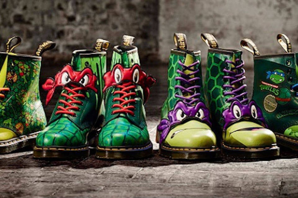 Marca lança coleção de botas das Tartarugas Ninja