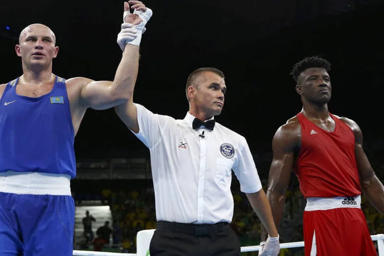 
	Boxe: &quot;Sob as regras da AIBA, os resultados de todas as lutas ser&atilde;o mantidos&quot;
 (Peter Cziborra/Reuters)