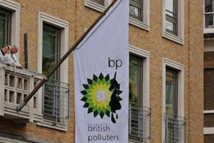 A British Petroleum foi alvo de vários protestos devido ao desastre ocorrido no Golfo do México (Getty Images)