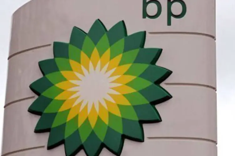 
	Logotipo da BP: o grupo brit&acirc;nico se apresenta como o maior investidor estrangeiro na Arg&eacute;lia.
 (Andrew Yates/AFP)