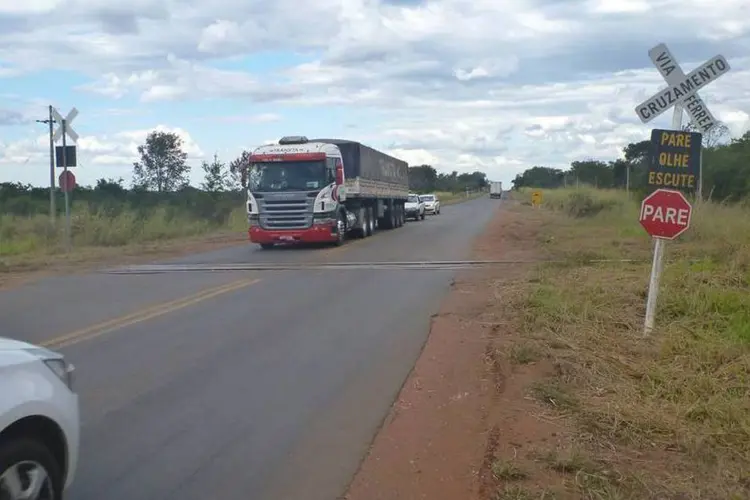 Mato Grosso: a manifestação ocorre no momento de aceleração da colheita e do escoamento de uma safra recorde de soja no Estado (Divulgação/ CNT)