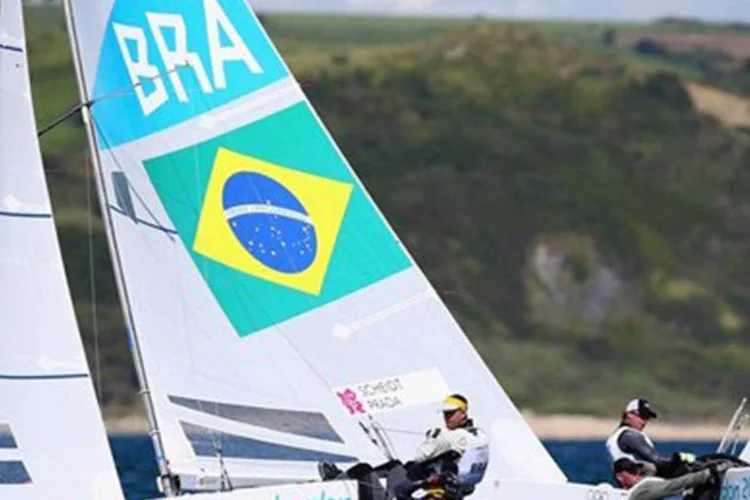 Bruno Prada e Robert Scheidt (London 2012/Divulgação)