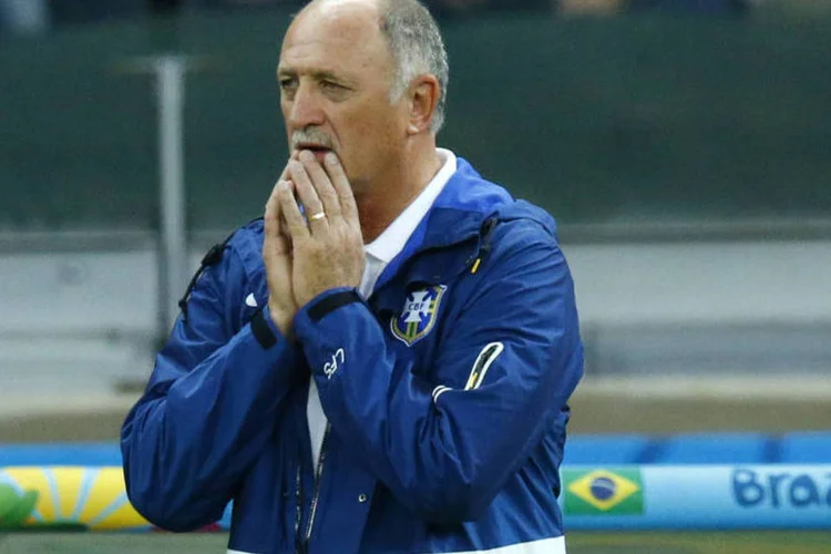 
	Luiz Felipe Scolari: &quot;n&atilde;o consigo explicar o que aconteceu&quot;, diz em coletiva
 (Ruben Sprich/Reuters)