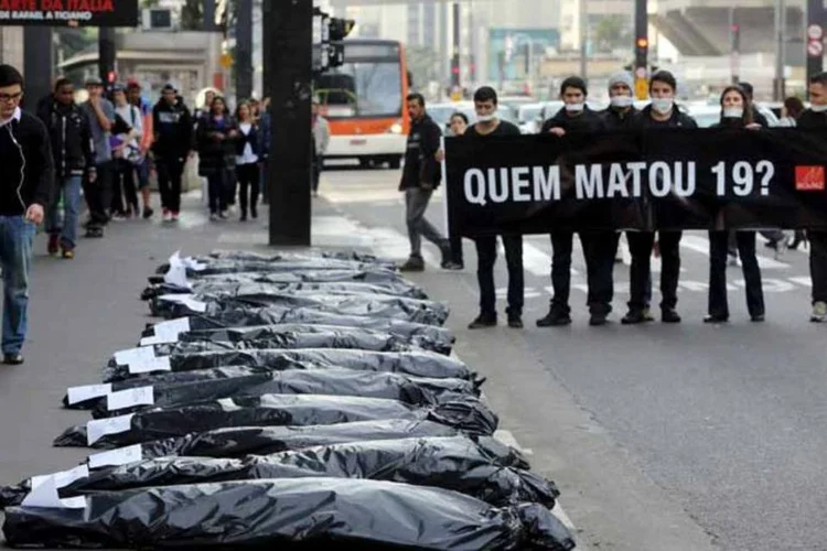 Osasco: na ocasião, 17 pessoas morreram e sete ficaram feridas (./Reuters)