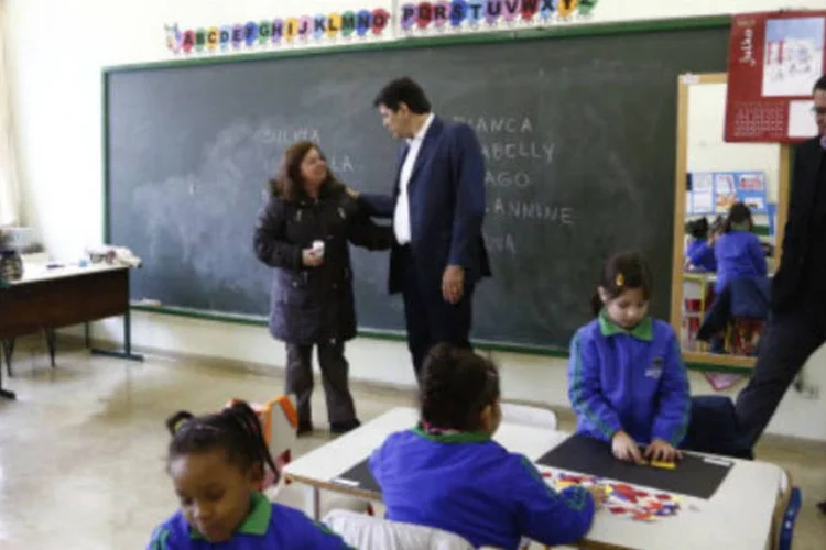 
	Escola no Brasil: n&uacute;meros do Brasil, apresentados no relat&oacute;rio, s&atilde;o de 2011 e mostram um investimento de 5,9% do PIB em educa&ccedil;&atilde;o
 (Adriana Spaca/Brazil Photo Press/LatinContent/GettyImages)