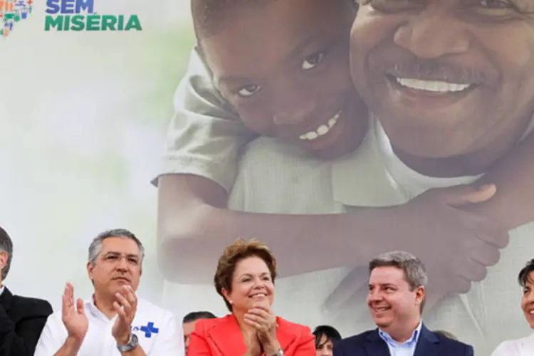 Dilma no programa Brasil sorridente: o Brasil Sorridente foi lançado em 2004 e posteriormente incorporado ao Plano Brasil sem Miséria (Roberto Stuckert Filho/Presidência da República)
