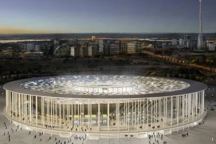 Projeto de estádio em Brasília: arenas correm o risco de ficarem ociosas após a Copa (Divulgacao)