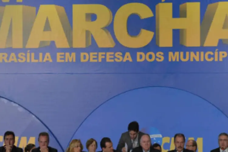 Cerimônia de abertura da 16ª Marcha a Brasília em Defesa dos Municípios
 (Wilson Dias/ABr)