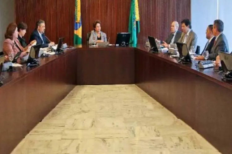 No fim de semana, Dilma reuniu parte dos ministros para discutir os grandes eventos que acontecerão no Brasil (Roberto Stuckert Filho/PR)