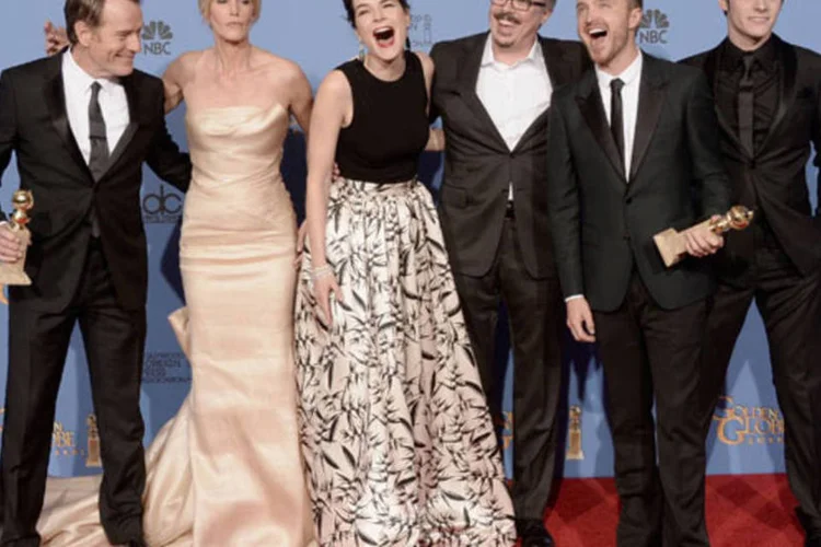 
	Na briga por melhor s&eacute;rie de drama est&atilde;o Breaking Bad, badalada vencedora no ano passado, Downton Abbey, Mad Men, Game of Thrones, House of Cards, e True Detective
 (Getty Images)