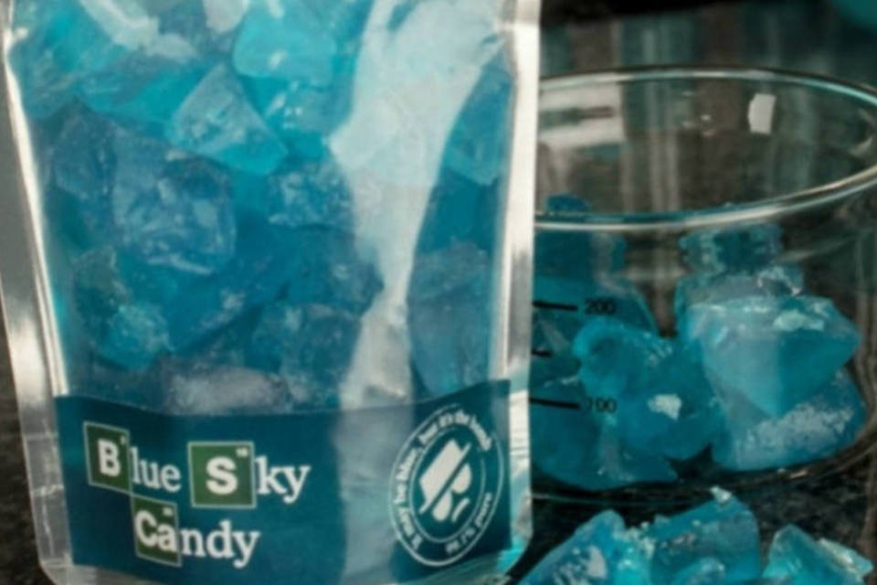 Loja vende doce inspirado em metanfetamina de Breaking Bad