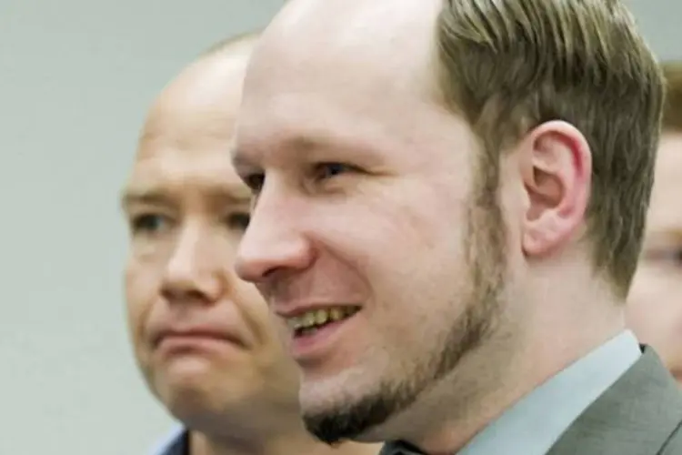 A saúde mental do assassino de 33 anos é o centro de seu julgamento
 (Heiko Junge/AFP)